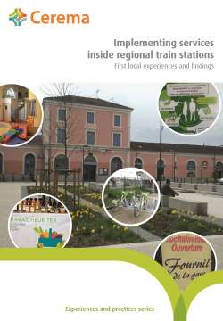 Implementing services inside regional train stations